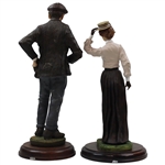 Male & Female Golfer Fairweather Collection Statues