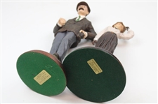 Male & Female Golfer Fairweather Collection Statues