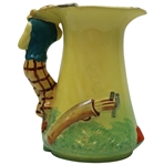 Burleigh Ware Made In England Golf Themed Ceramic Pitcher