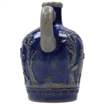 c.1900 Simon Peter Gerz of Lohr Ges Gesch German Golf Scene Blue Growler Jug