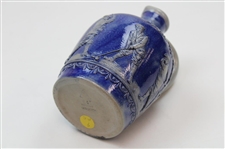 c.1900 Simon Peter Gerz of Lohr Ges Gesch German Golf Scene Blue Growler Jug