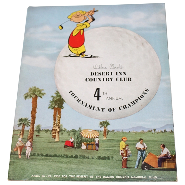1956 Wilbur Clarks Desert Inn Tournament of Champions Official Program