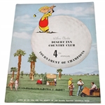 1956 Wilbur Clarks Desert Inn Tournament of Champions Official Program