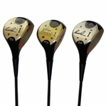 Three (3) Arnold Palmer Drivers - R14, DF, & PTM - Fred Simmons Collection
