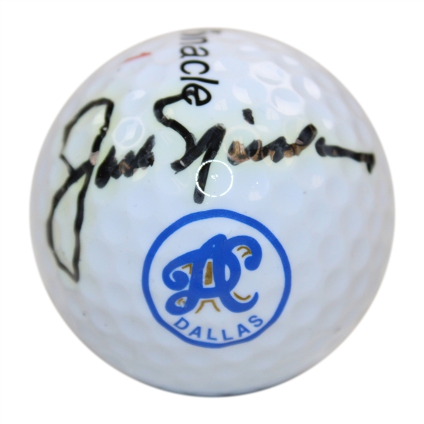 Jack Nicklaus Signed Dallas Athletic Club Logo Golf Ball JSA ALOA