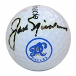 Jack Nicklaus Signed Dallas Athletic Club Logo Golf Ball JSA ALOA