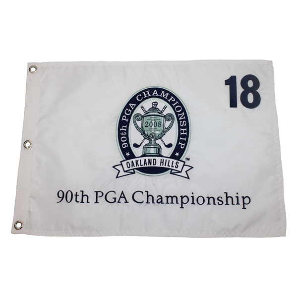 2008 PGA Championship at Oakland Hills Embroidered Flag - Padraig Harrington Winner