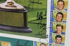 Gary Player & International Team Signed 2005 President's Cup Poster JSA ALOA