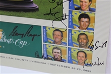 Gary Player & International Team Signed 2005 President's Cup Poster JSA ALOA