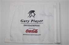 Gary Player & Ronan Keating Signed Gary Player Invitational Course Flag JSA ALOA