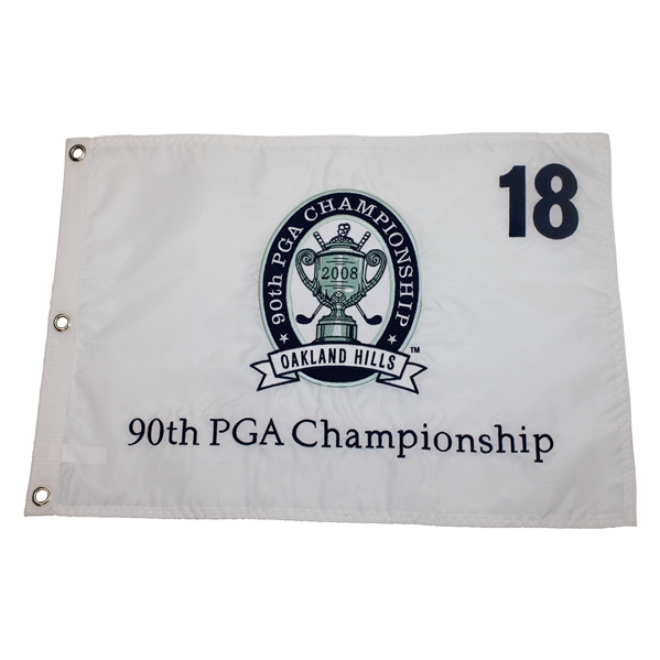 2008 PGA Championship at Oakland Hills Embroidered Flag - Padraig Harrington Winner