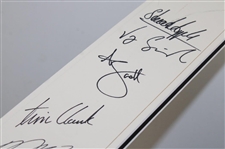 Gary Player & 2005 Presidents Cup International Team Signed Matted Cutout JSA ALOA