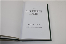 Billy Casper Signed 2012 'Big Three and Me' Book JSA ALOA