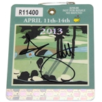 Adam Scott Signed 2013 Masters Tournament SERIES Badge #R11400 JSA ALOA