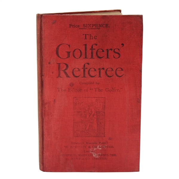 1897 The Golfers Referee 1st Edition Book by W. Dalrymple