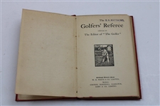 1897 'The Golfer's Referee' 1st Edition Book by W. Dalrymple