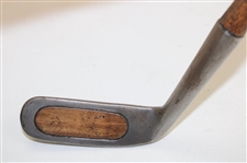 Unmarked Spring Iron w/Wood Insert