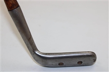 Unmarked Spring Iron w/Wood Insert