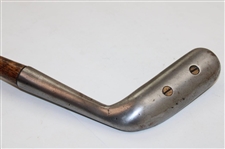 Unmarked Spring Iron w/Wood Insert
