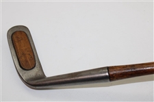 Unmarked Spring Iron w/Wood Insert