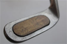 Unmarked Spring Iron w/Wood Insert