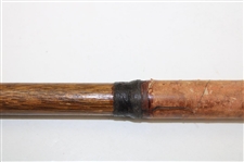 Unmarked Spring Iron w/Wood Insert