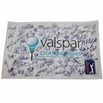 Tiger Woods, Rory & Field Signed Valspar Championship Flag JSA ALOA