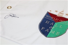 Jack Nicklaus Signed World Golf Hall Of Fame Embroidered Flag JSA ALOA