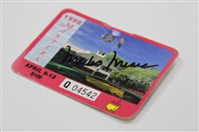 Mark O' Meara Signed 1998 Masters Tournament SERIES Badge #Q04542 JSA ALOA