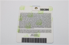 Zach Johnson Signed 2007 Masters Tournament SERIES Badge #Q05390 JSA ALOA