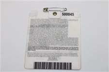 Adam Scott Signed 2013 Masters Tournament SERIES Badge #S00045 JSA ALOA