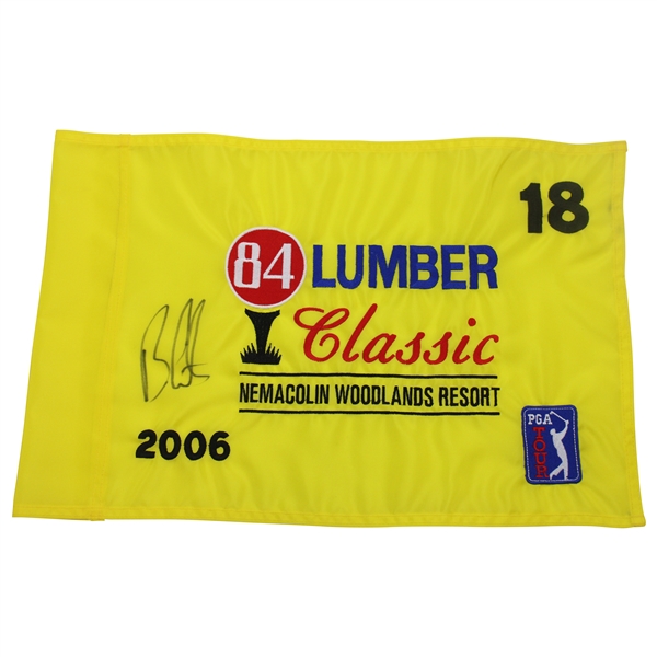 Ben Curtis Signed 2006 Lumber Classic At Nemacolin Woodlands Resort Flag JSA ALOA