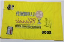 Ben Curtis Signed 2006 Lumber Classic At Nemacolin Woodlands Resort Flag JSA ALOA