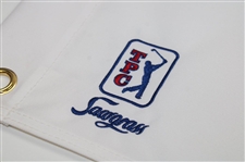 Tim Clark Signed 2010 Players Championship Embroidered Flag JSA ALOA