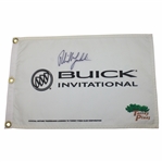 Phil Mickelson Signed Buick Invitational at Torrey Pines Embroidered Flag JSA ALOA
