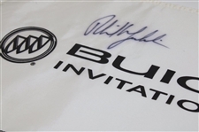 Phil Mickelson Signed Buick Invitational at Torrey Pines Embroidered Flag JSA ALOA