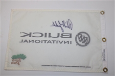 Phil Mickelson Signed Buick Invitational at Torrey Pines Embroidered Flag JSA ALOA