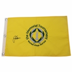 Jack Nicklaus Signed Memorial Tournament at Muirfield Village Embroidered Flag JSA ALOA