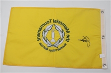 Jack Nicklaus Signed Memorial Tournament at Muirfield Village Embroidered Flag JSA ALOA