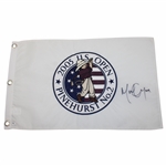 Michael Campbell Signed 2005 US Open at Pinehurst Embroidered Flag JSA ALOA