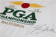 Jimmy Walker Signed 2016 PGA Championship at Baltusrol Embroidered Flag JSA ALOA