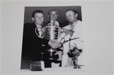 Two (2) Jack Burke Signed PGA Championship Trophy Presentation Photos JSA ALOA