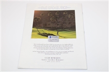 Arnold Palmer & Jack Nicklaus Signed 1995 Diners Club Matches Program JSA ALOA