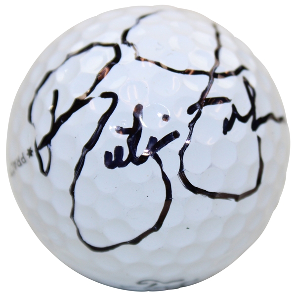 Rickie Fowler Signed Titleist Golf Ball JSA ALOA