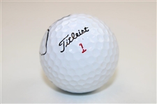Rickie Fowler Signed Titleist Golf Ball JSA ALOA