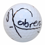 Angel Cabrera Signed Titleist Masters Logo Golf Ball JSA ALOA