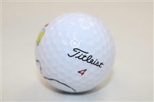 Angel Cabrera Signed Titleist Masters Logo Golf Ball JSA ALOA