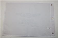 Tiger Woods & Scottie Scheffler Signed 2025 Genesis Invitational Embroidered Flag JSA ALOA