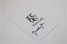 Billy Horschel Signed East Lake Golf Club Official Scorecard JSA ALOA