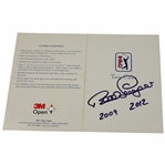Bernard Langer Signed TPC Twin Cities Scorecard w/2009 & 2012 JSA ALOA